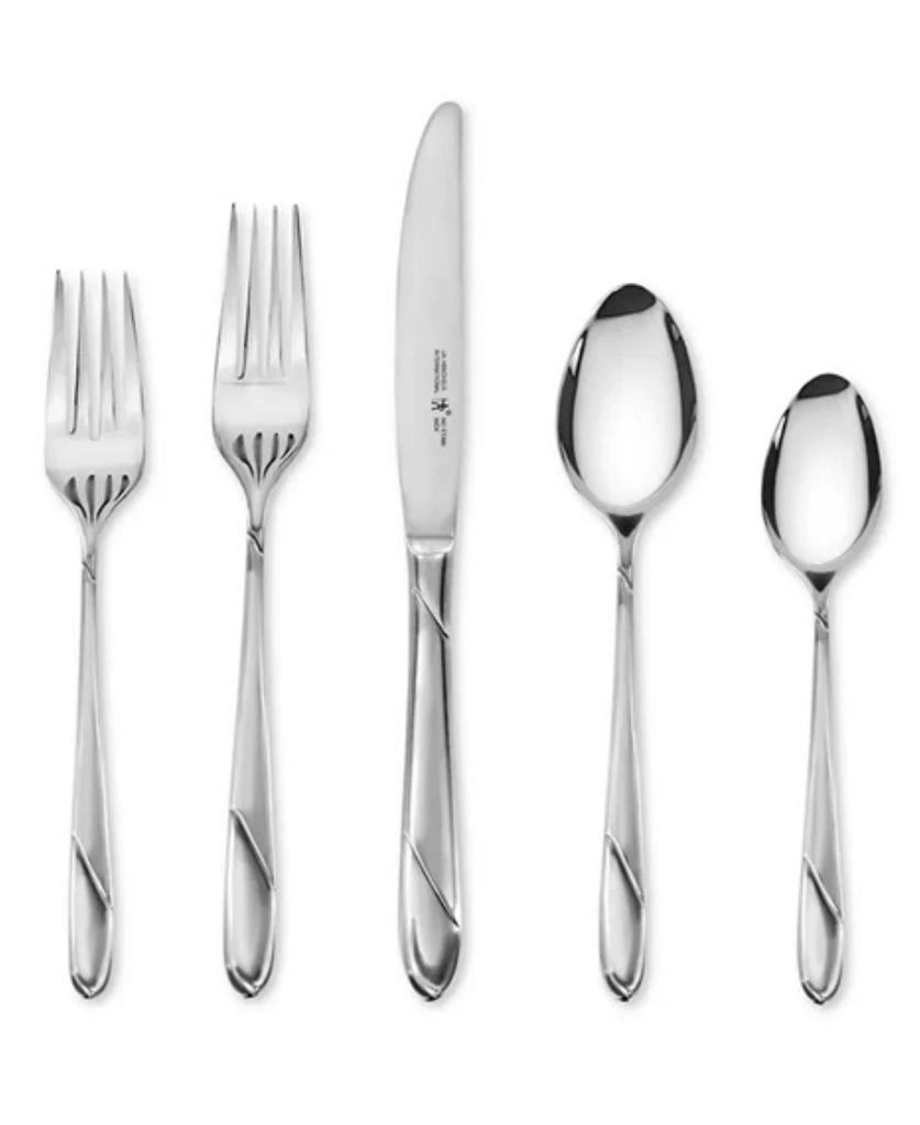 Henckels Milena 62-pc 18/10 Stainless Steel Flatware Set, Service for 12