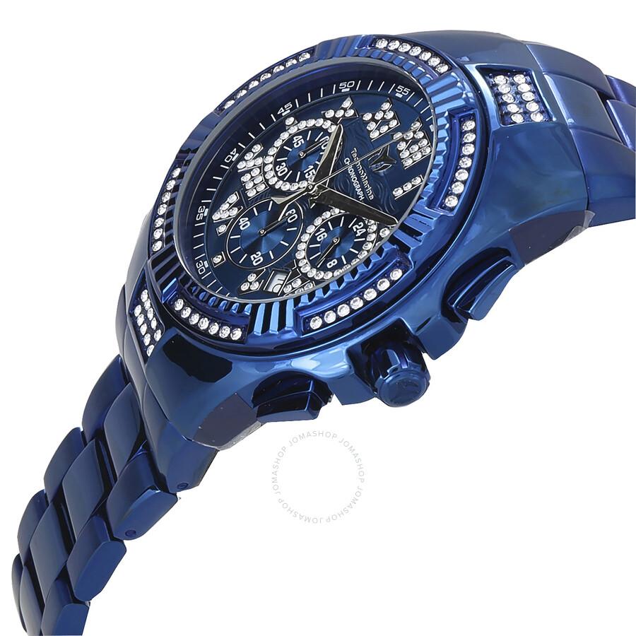 TechnoMarine Cruise Chronograph Quartz Crystal Blue Dial Men's Watch TM-121234