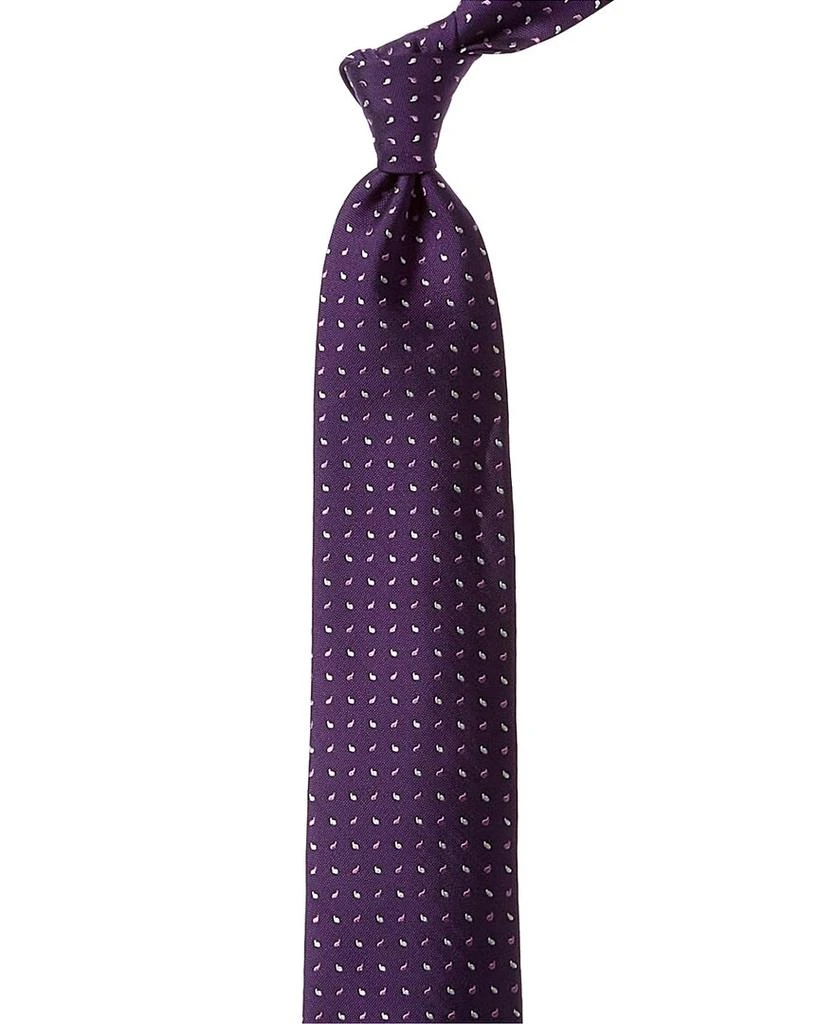 Zegna Ermenegildo Zegna Printed Silk Tie 1