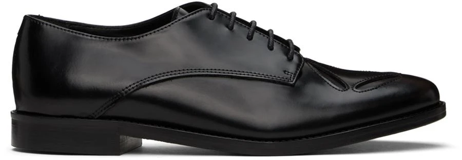 Stefan Cooke Black Slashed Oxfords 1