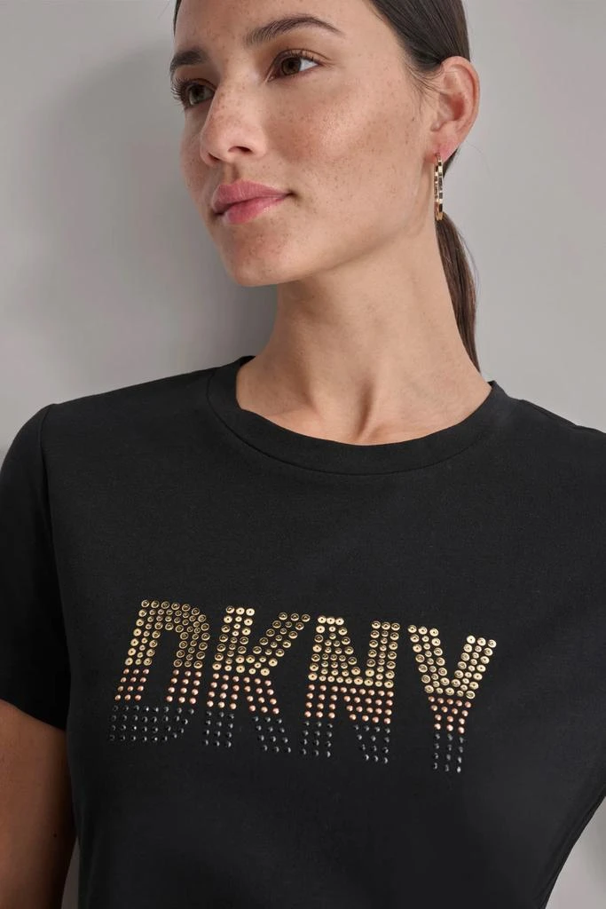 DKNY MIX METAL LOGO TEE 3