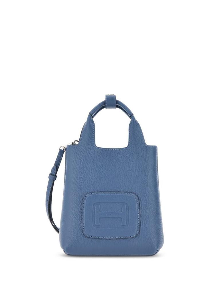 トートバッグ HOGAN H-BAG MINI SHOPPING H EMBOSSED BEIGE ROSATO hogan Hogan H-Bag Mini Shopping H Embossed Beige Rosato