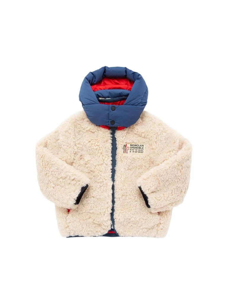 Moncler Zip-up Tech Teddy Bear Down Jacket 1