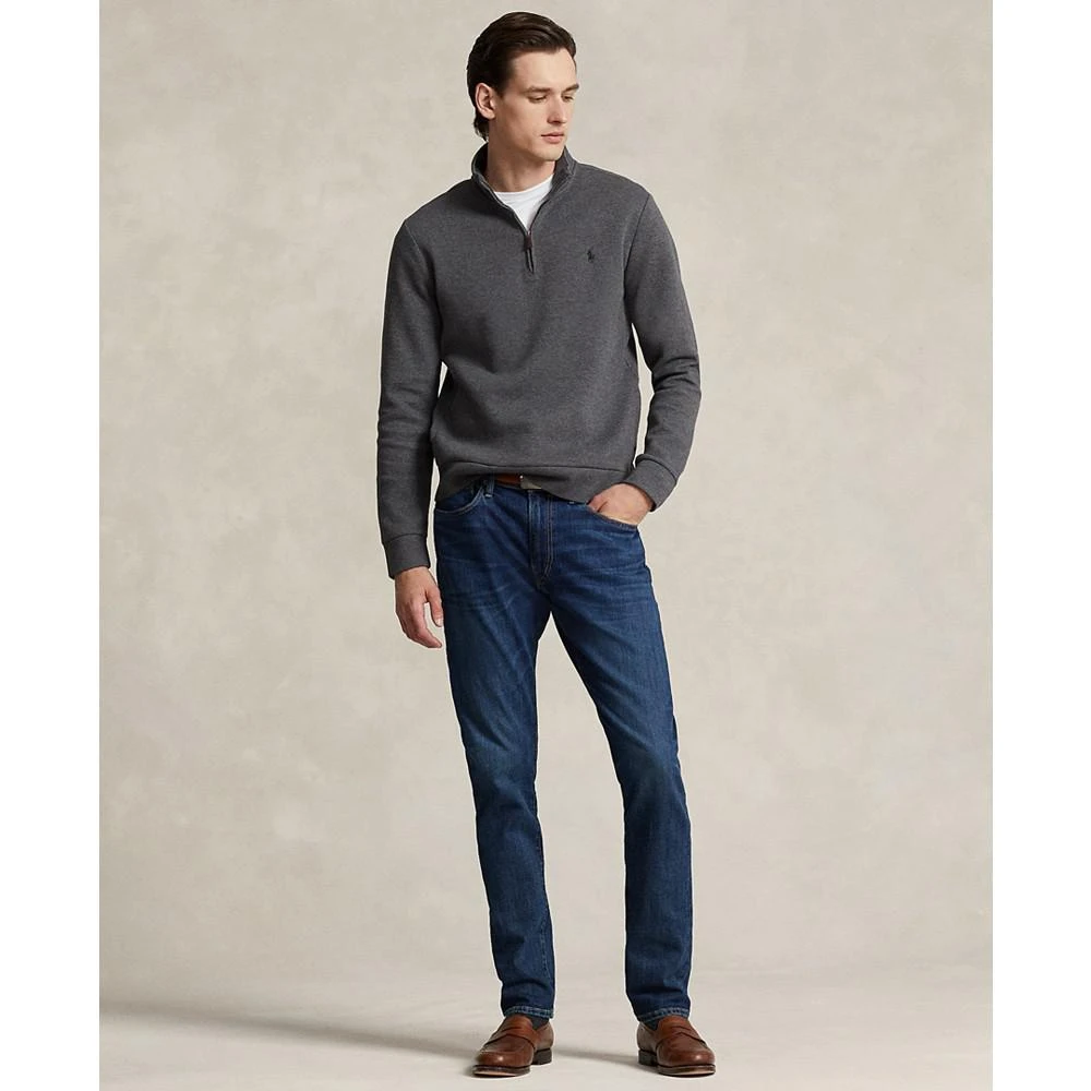 Ralph Lauren Men's Double-Knit Mesh Quarter-Zip Pullover 4