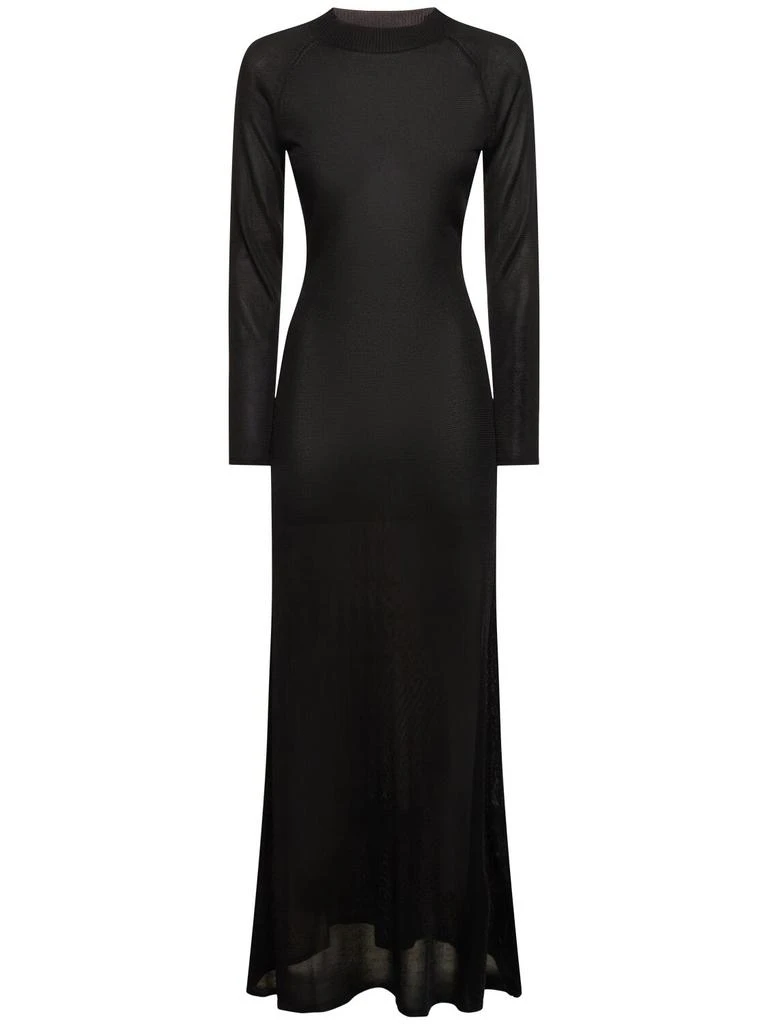 Khaite Valera Viscose Long Dress 1
