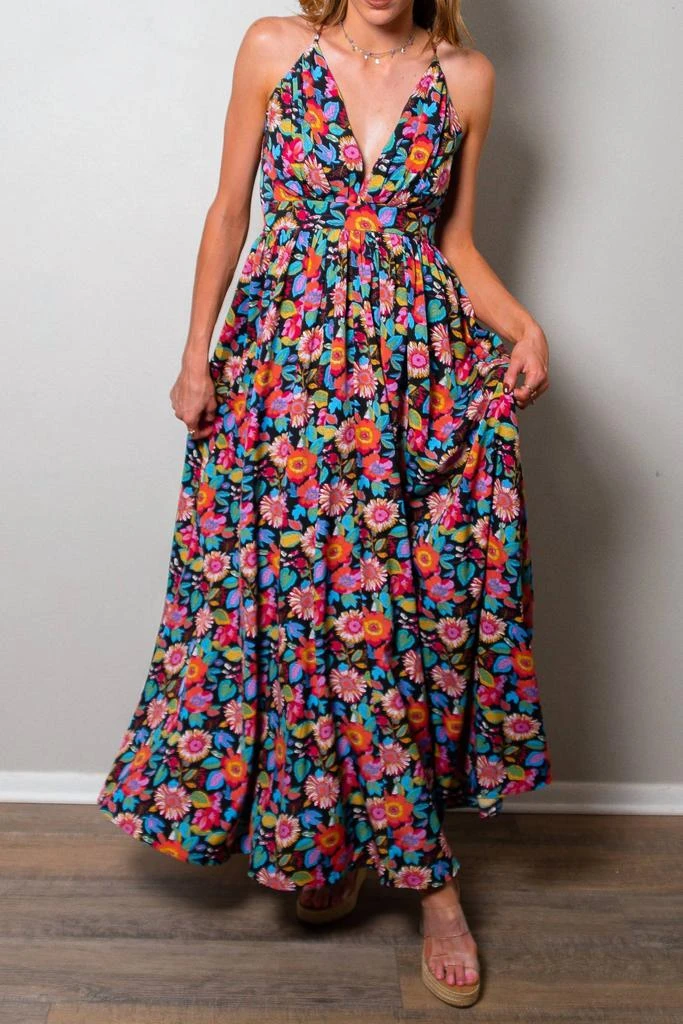 Sweet Generis Sweet Generis - Plenty Of Petals Floral Maxi Dress 1