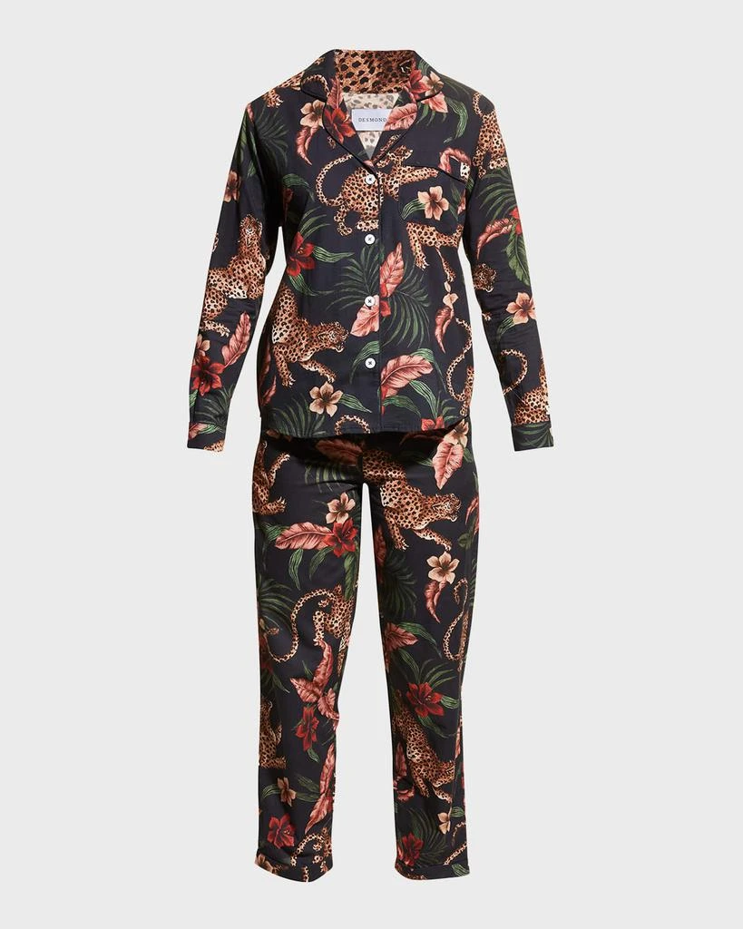Desmond & Dempsey Soleia Cotton Long Pajama Set 1
