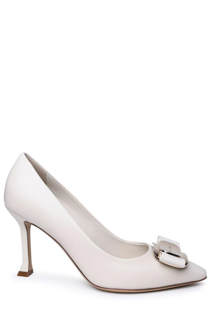 Salvatore Ferragamo Ferragamo New Vara Plate Low Heel Pumps