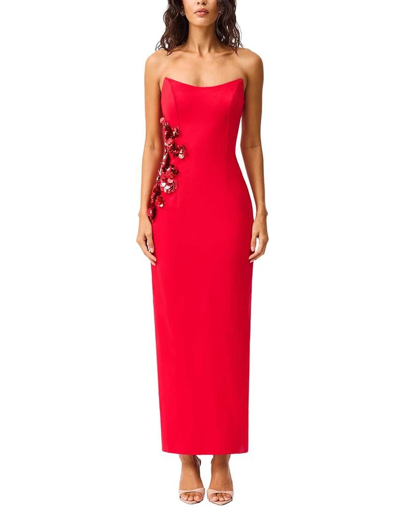 open lace back dress Marissa One Shoulder Gown in Purple main image 0