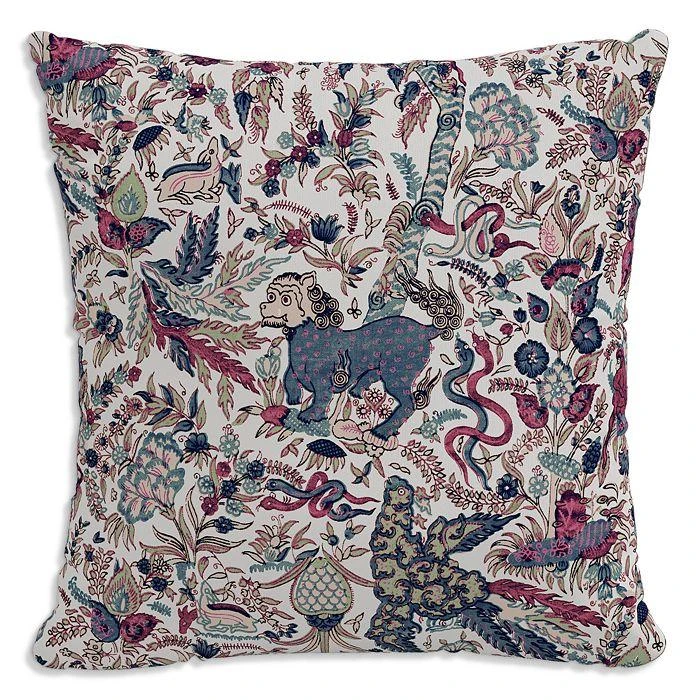 Sparrow & Wren Patterned Decorative Pillow, 18" x 18" 1