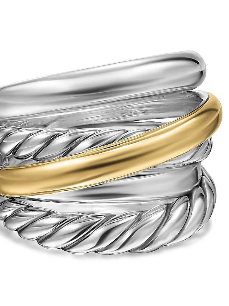 David Yurman Crossover Five Row Ring in Sterling Silver 5