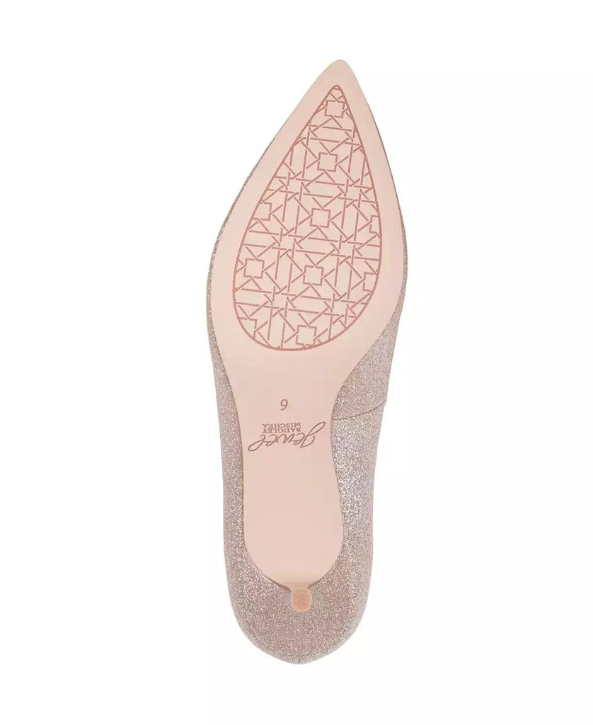 Badgley Mischka Women's Royalty Kitten Heel Evening Pumps 5