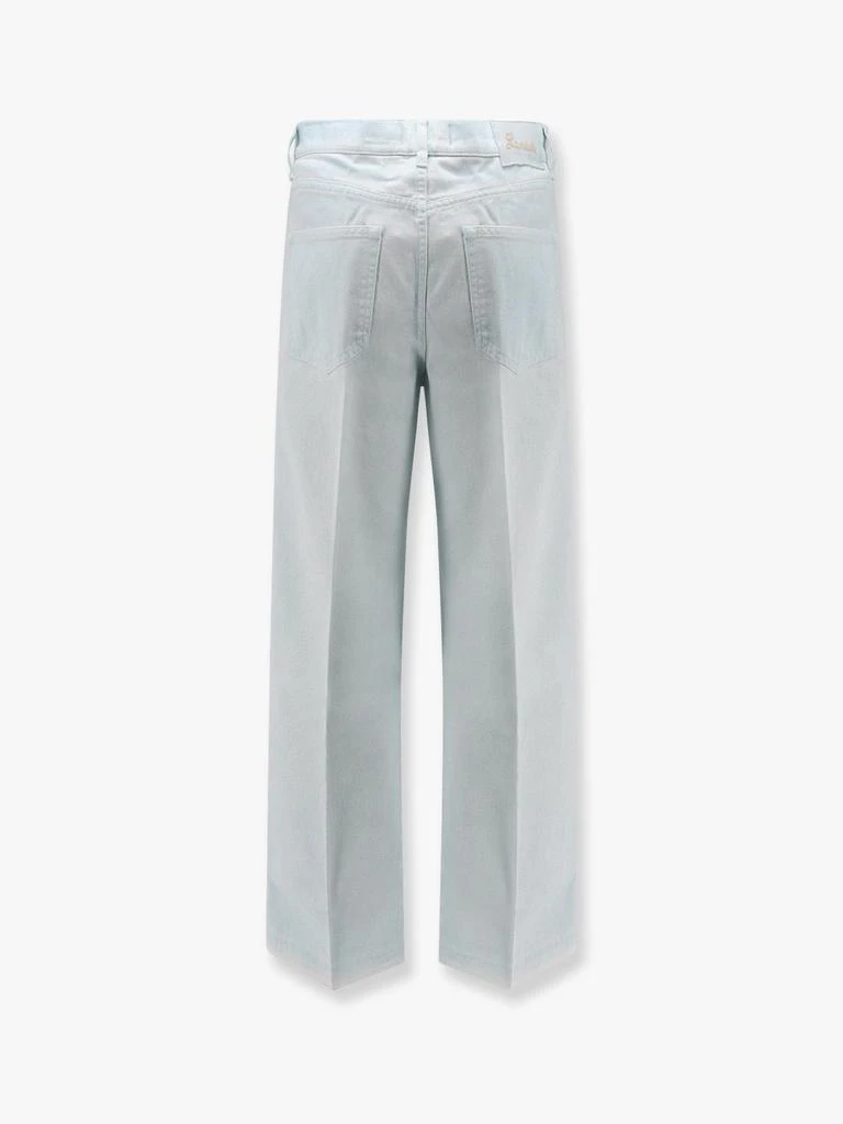 LANEUS Denim trouser with rewashed effect 3