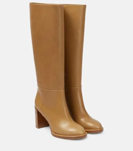 Gabriela Hearst Bocca leather knee-high boots 1
