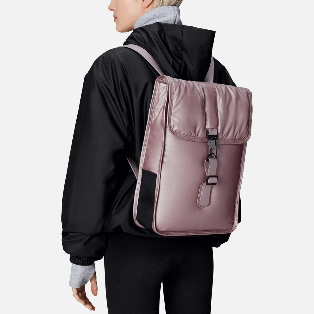 RAINS Rains W3 Puffed Patent Shell Mini Backpack 2
