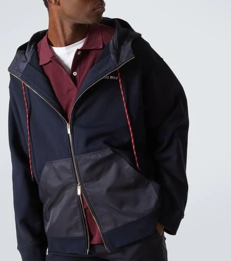 Miu Miu Cotton zip-up hoodie 5