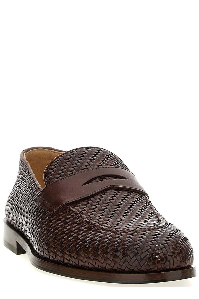Brunello Cucinelli Brunello Cucinelli Braided Penny Loafers 2