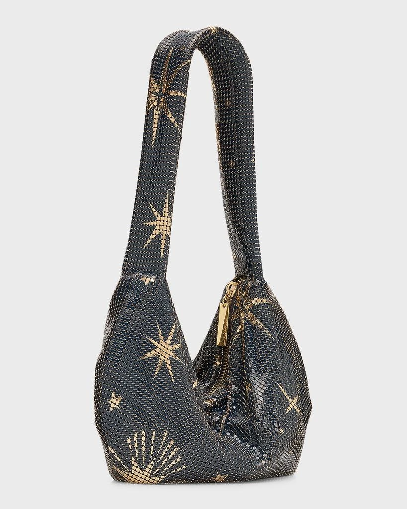 Whiting & Davis Diana Star-Print Hobo bag 6