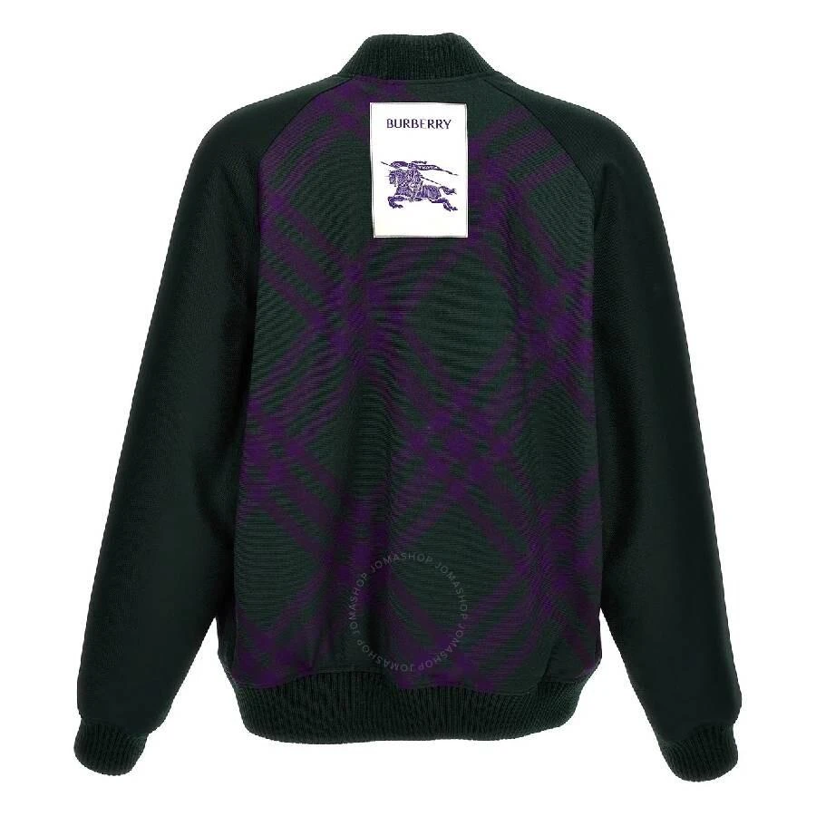 Burberry Burberry Checked Reversible Bomber Jacket With Zipper, Size X-Large 3