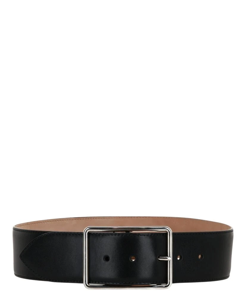 Auth ALEXANDER MCQUEEN Leather Belt NEW! 100% AUTH Alexander McQueen blue zip/chain belt size L  main image 4