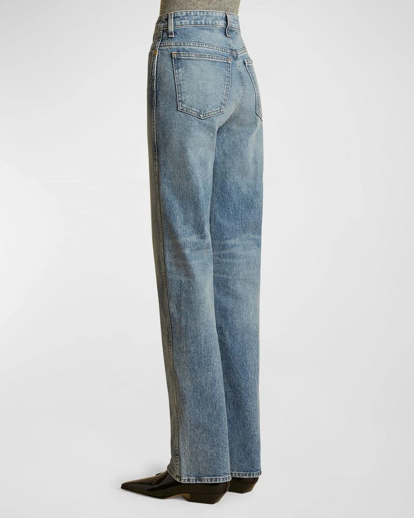 Khaite Danielle High-Rise Straight-Leg Jeans 3