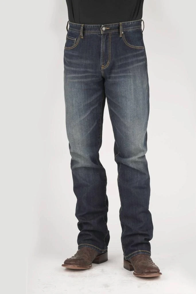 STETSON Stetson - Straight Stretch Low Rise Straight Fit Straight Leg Jeans 1