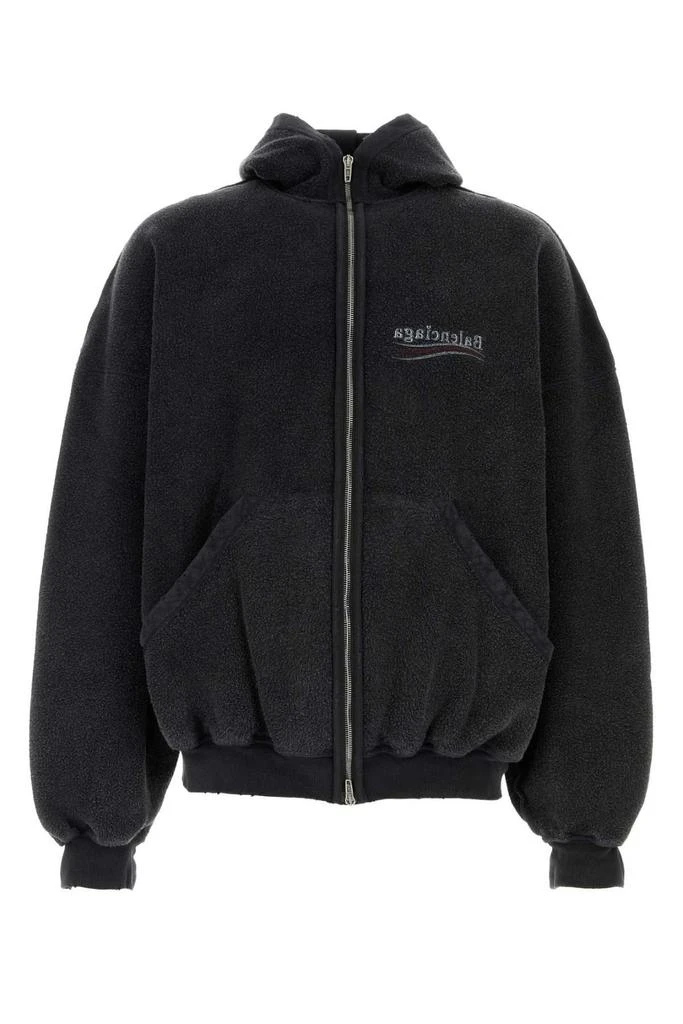 Balenciaga Balenciaga Political Campaign Inside-Out Zip-Up Hoodie 1