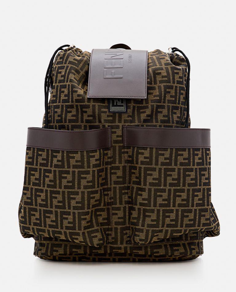 【関税＆送料込み】Fendi Melon Bags FF Jacquard Fendi Melon Small Fabric Brown | Fendi