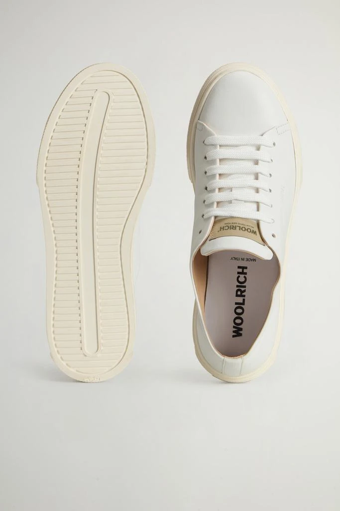 Woolrich Cloud Court Nappa Leather Sneakers - Women - White 4