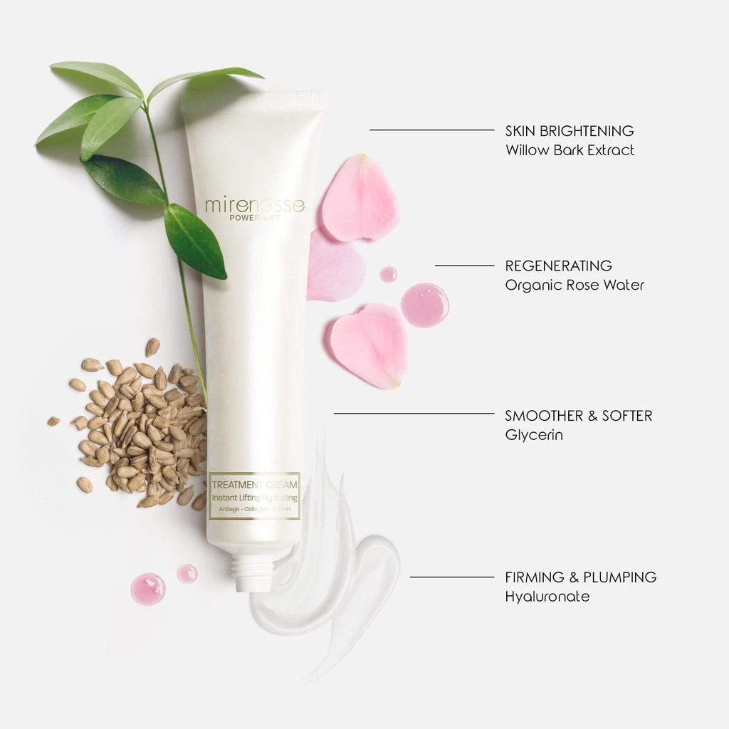 Mirenesse Power Lift Treatment Cream + FREE Multi Action 3-in-1 Silk Cleanser 5