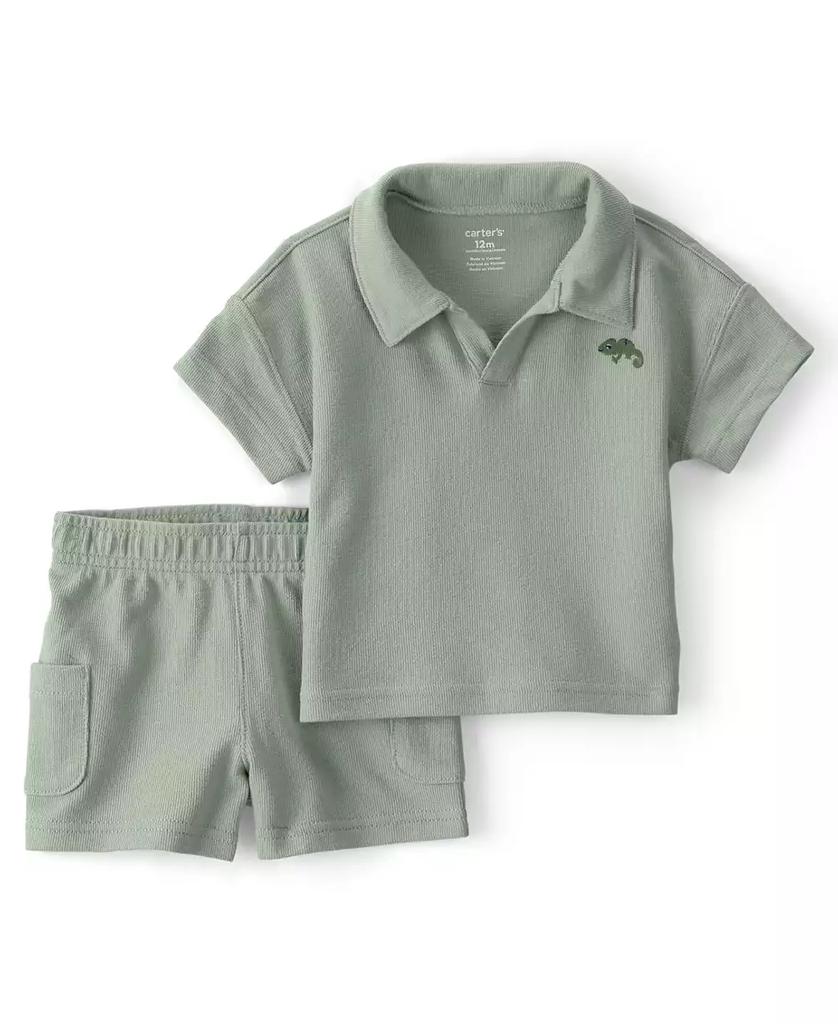 Carter's Baby Boys' Short-Sleeve Top & Shorts, 2-Piece Set