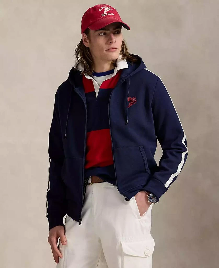 Ralph Lauren Men
s Logo Double-Knit Mesh Hoodie 1
