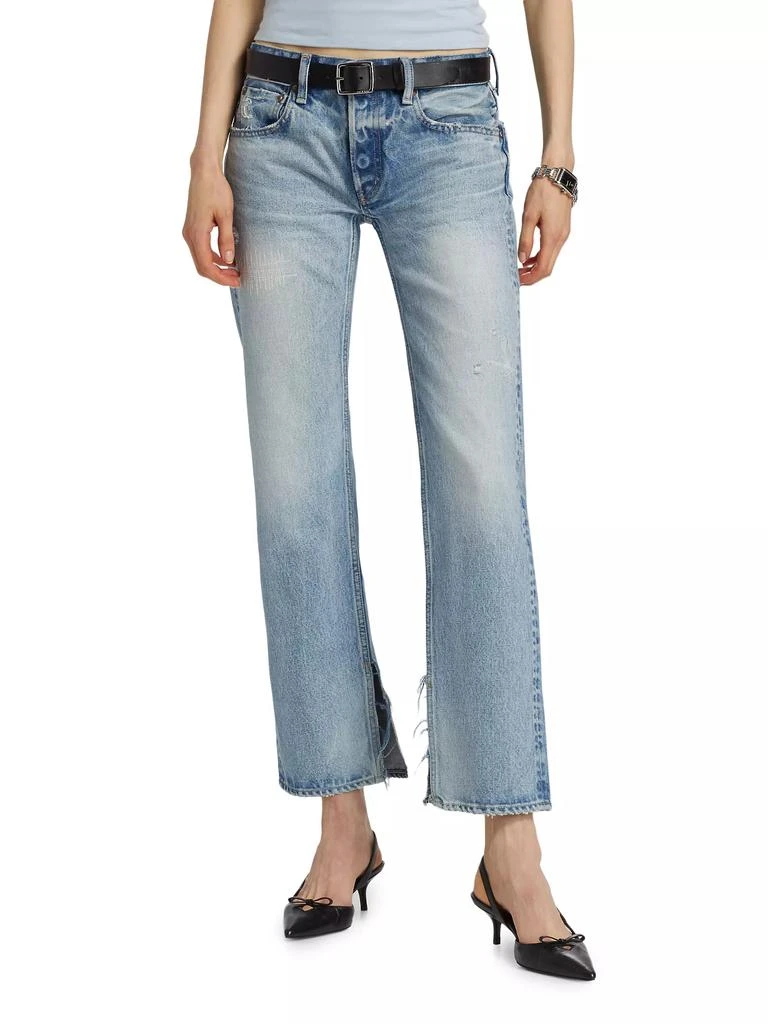 MOUSSY VINTAGE Aurantia Straight Low-Rise Jeans 3