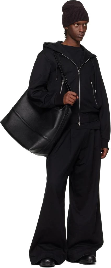 Dries Van Noten Black Loose Zipped Hoodie 4