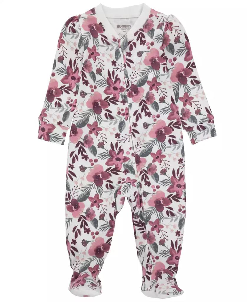 Huggies Baby Girls Organic Printed Coverall