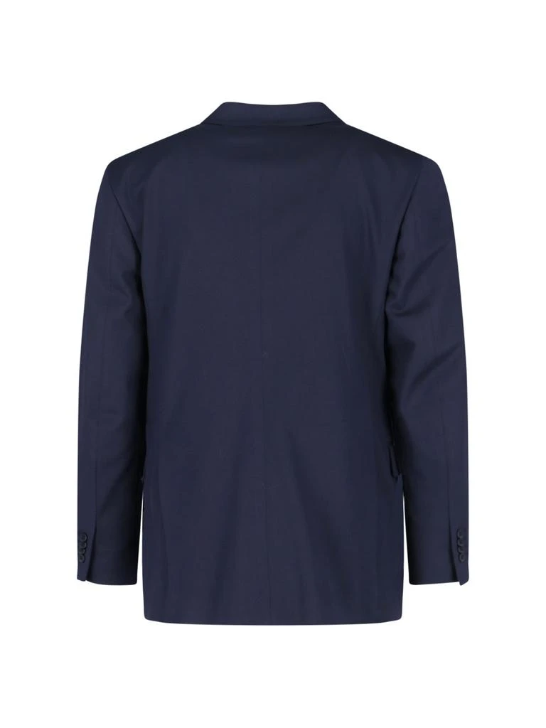 BOGLIOLI Navy Blue Virgin Wool Blend Double-Breasted Suit 2