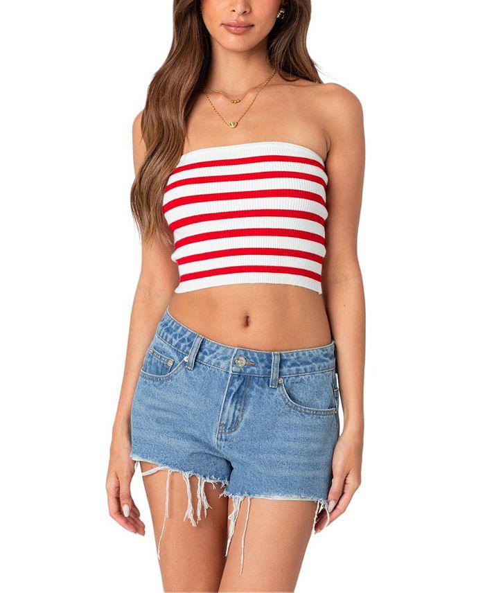 Edikted Lexi Ribbed Tube Top