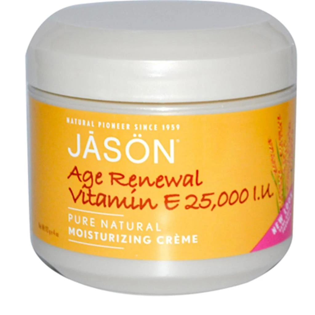 JASON Moisturizing CrÃ¨me Vitamin E Age Renewal Fragrance Free - 25000 Iu - 4 Oz - -Pack of 1 1