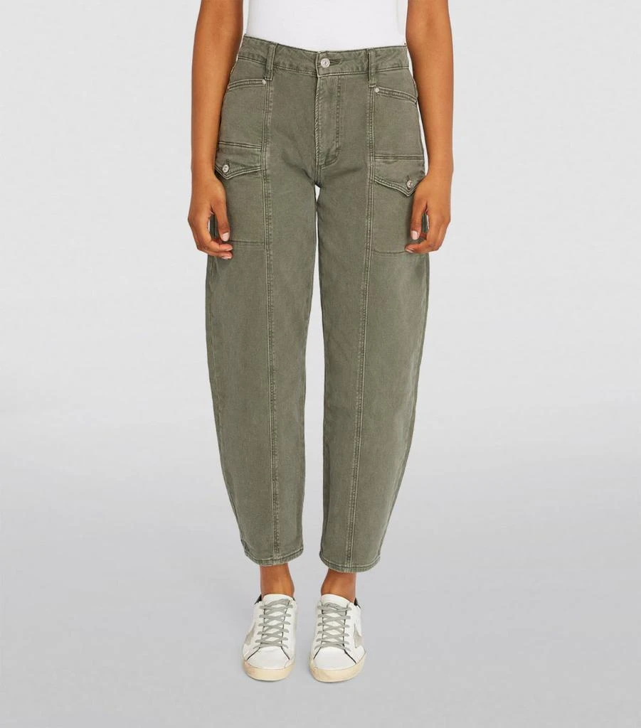 Paige Alexis High-Rise Straight Cargo Jeans 3