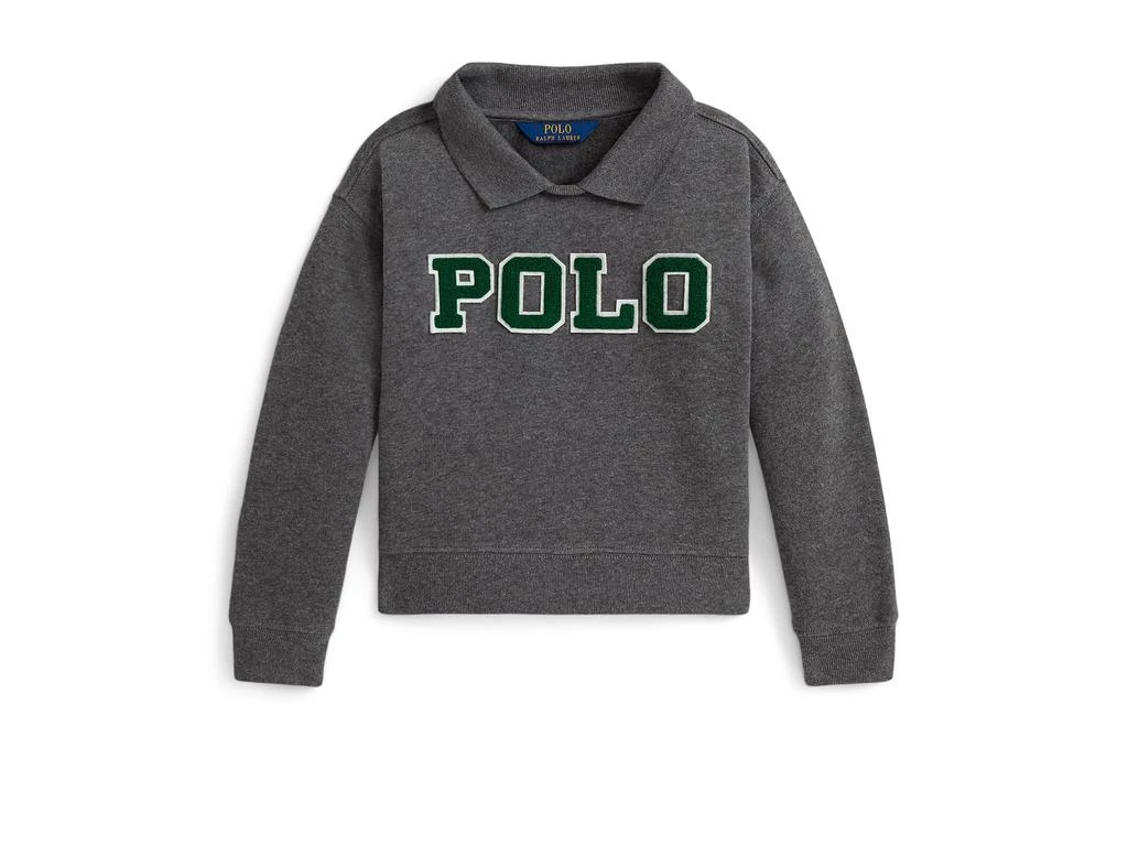 Ralph Lauren Logo Fleece Polo Sweatshirt (Toddler/Little Kid)