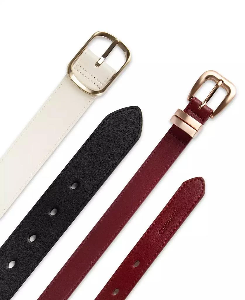 Calvin Klein 2-Pc. Reversible Center Bar Buckle Belt Set 3