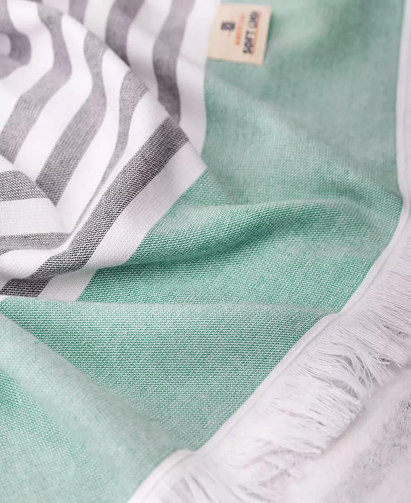 American Soft Linen Peshtemal 100% Turkish Cotton 4-Pack Beach Towels, 35" x 60" 4