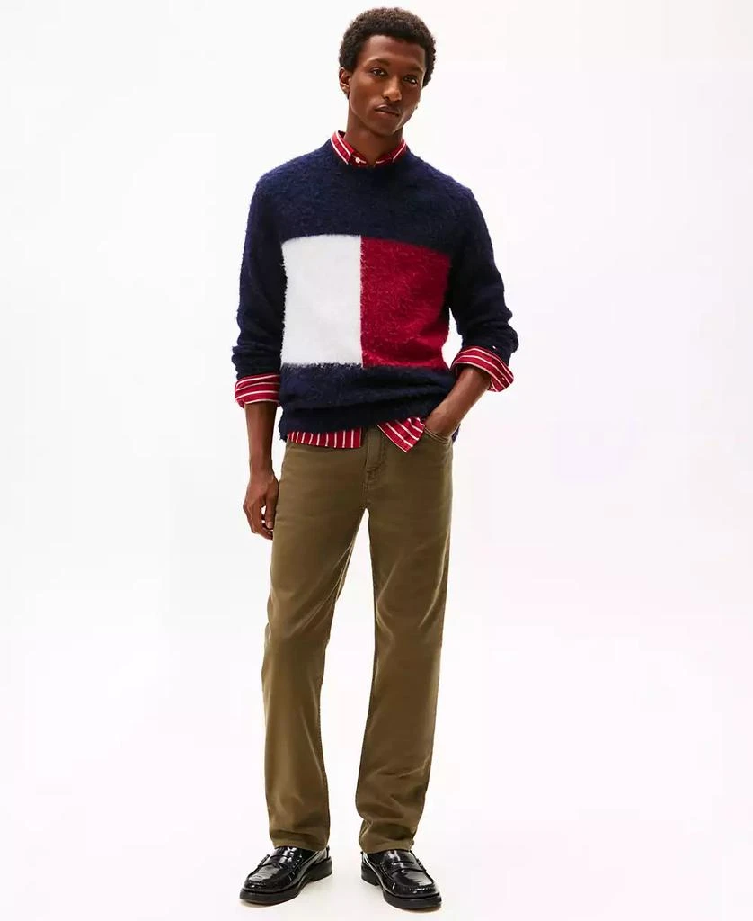 Tommy Hilfiger Men
s Straight-Fit Denton Garment Dyed Denim Pants 4