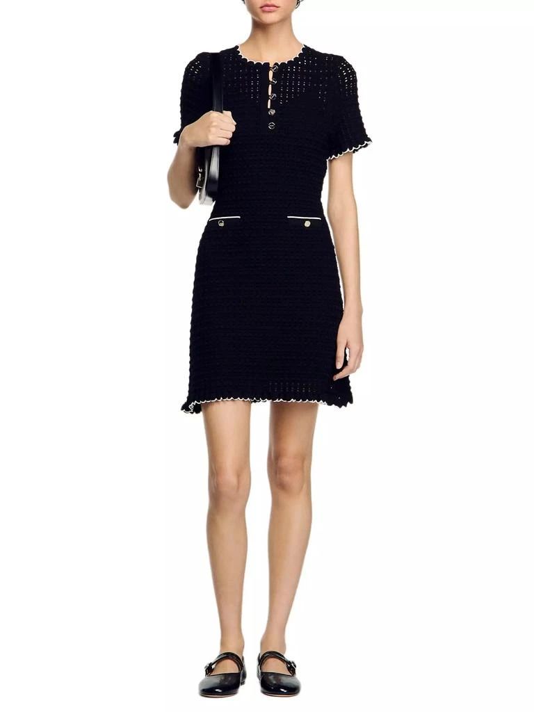Sandro Short Knit Dress 6