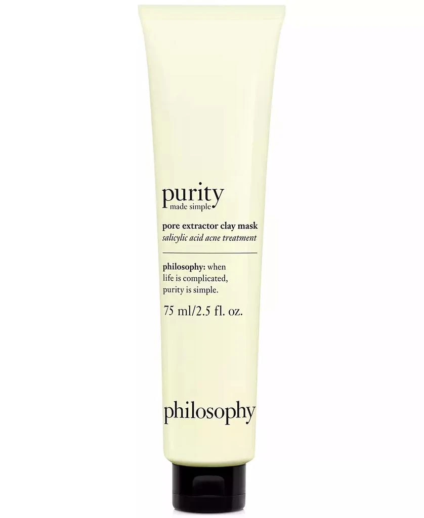 philosophy Purity Made Simple Pore Extractor Exfoliating Clay Mask, 2.5 oz 1