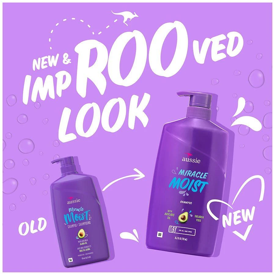 Aussie Paraben-Free Shampoo For Dry Hair Avocado & Jojoba Oil 3