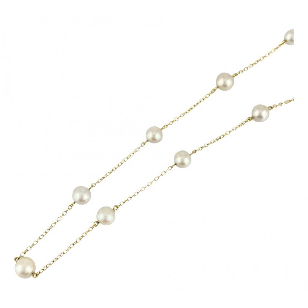Mikimoto Mikimoto Yellow gold necklace