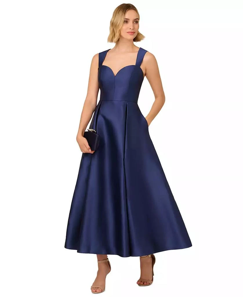 Adrianna Papell Women's Sweetheart-Neck Mikado Gown 1
