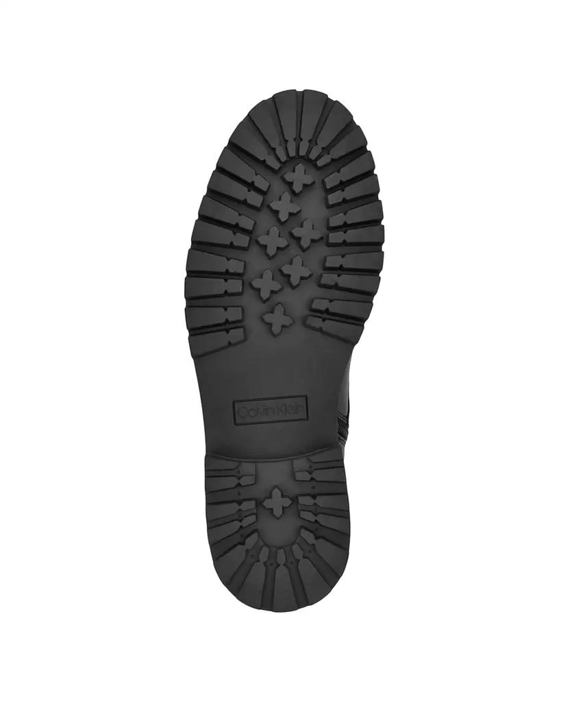 Calvin Klein Men's Lealin Lace-Up Lug Sole Boots 5
