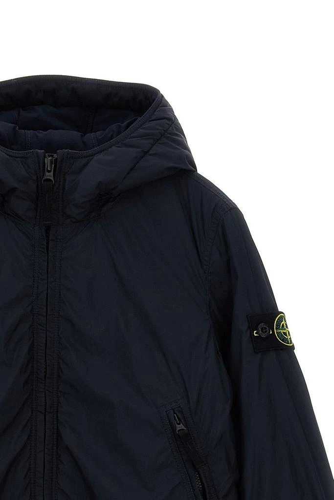 Stone Island Junior Stone Island Junior Logo Badge Hooded Jacket 3